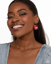 Load image into Gallery viewer, Paparazzi Adorable ABCs - Red Earrings
