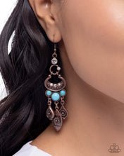 Load image into Gallery viewer, Paparazzi Santa Fe Sashay - Copper Earrings
