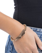Load image into Gallery viewer, Paparazzi Angelic Appreciation - Gold Bracelet
