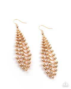 Paparazzi Seize the Studs - Gold Earrings