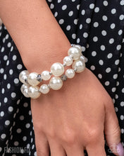 Load image into Gallery viewer, Paparazzi Elegant Echo - White Bracelet
