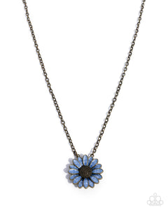 Paparazzi Parisian Posy - Brass Necklace