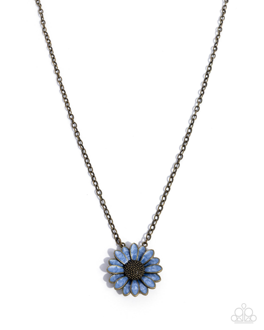 Paparazzi Parisian Posy - Brass Necklace