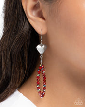 Load image into Gallery viewer, Paparazzi Treasured Teardrops - Red Earrings
