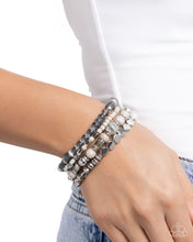 Load image into Gallery viewer, Paparazzi Marbled Mural - Silver Bracelet
