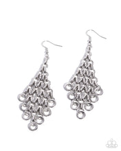 Load image into Gallery viewer, Paparazzi Decisive Delivery - Silver Earrings
