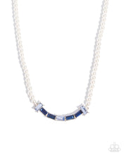 Load image into Gallery viewer, Paparazzi Eloquent Emeralds - Blue Necklace
