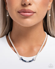 Load image into Gallery viewer, Paparazzi Eloquent Emeralds - Blue Necklace
