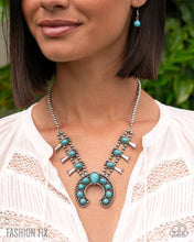 Load image into Gallery viewer, Paparazzi Rustic Route - Blue Necklace
