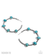 Load image into Gallery viewer, Paparazzi Canyon Course - Blue Earrings
