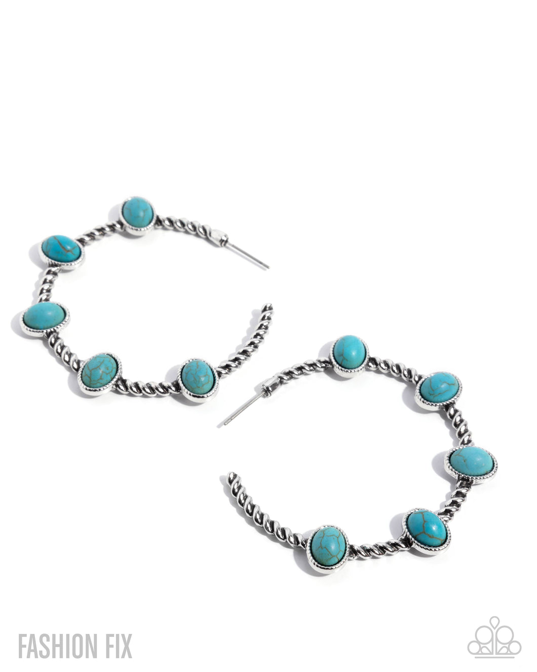 Paparazzi Canyon Course - Blue Earrings