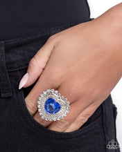 Load image into Gallery viewer, Paparazzi Head Over HEART - Blue Ring

