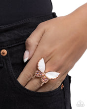 Load image into Gallery viewer, Paparazzi Butterfly Benefit - Copper Ring
