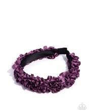 Load image into Gallery viewer, Paparazzi Ruffled Recruit - Purple Hair Accessory
