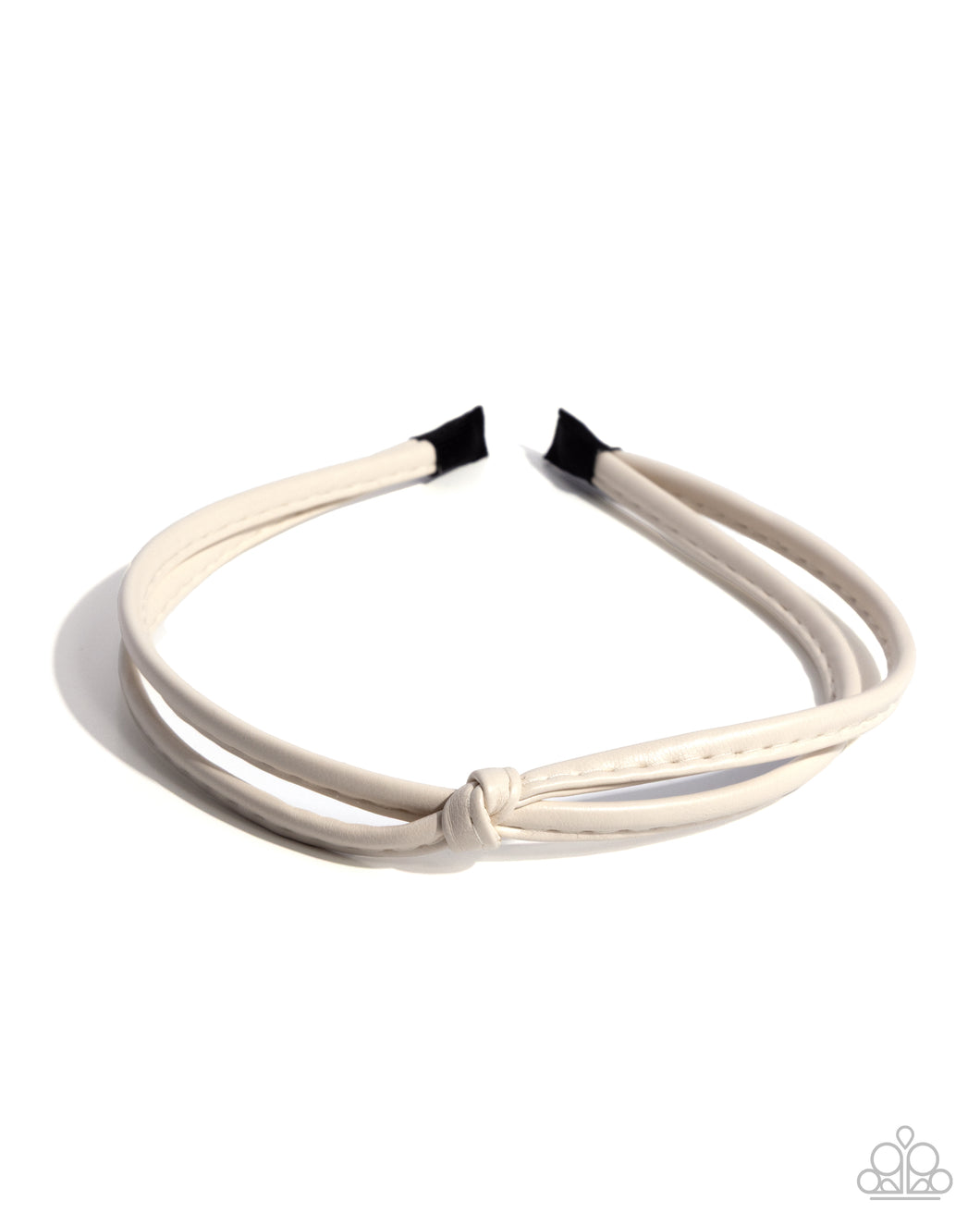 Paparazzi Believe It Or KNOT - White Hair Accessory