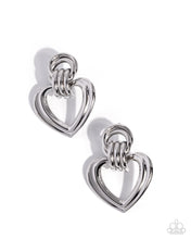 Load image into Gallery viewer, Paparazzi Constant Calm - Silver Earrings
