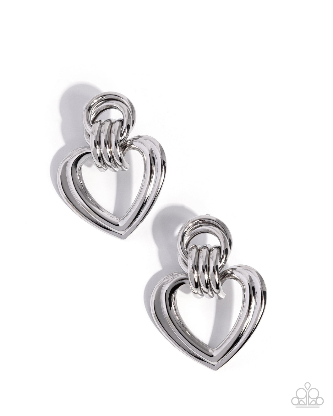 Paparazzi Constant Calm - Silver Earrings
