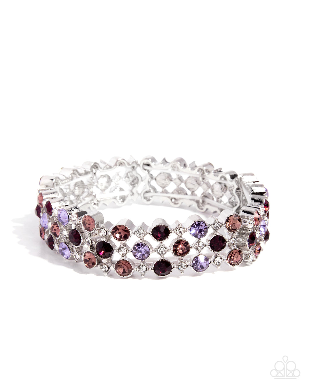 Paparazzi Ladylike Lattice - Purple Bracelet