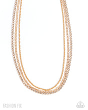 Load image into Gallery viewer, Paparazzi Matching Moment - Gold Necklace
