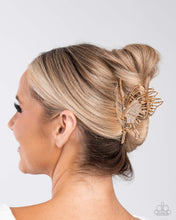Load image into Gallery viewer, Paparazzi Layered Landing - Gold Hair Accessory
