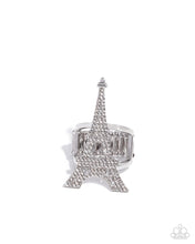 Load image into Gallery viewer, Paparazzi Eiffel Tower Ease - White Ring
