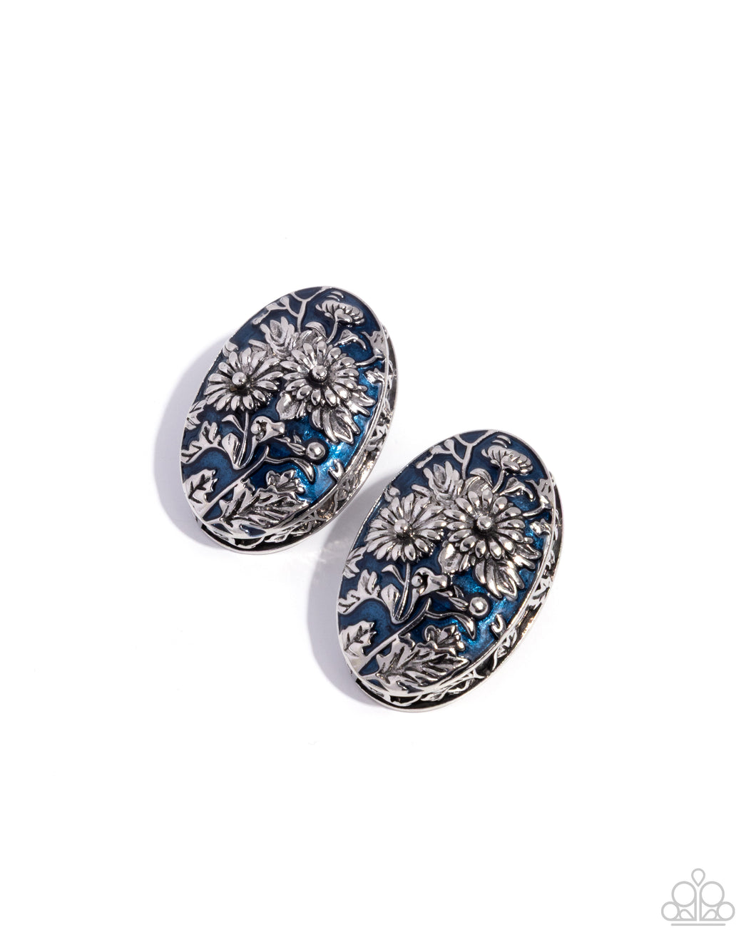 Paparazzi Portrait of Perfection - Blue Earrings
