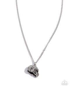 Paparazzi Quarterback Chic - White Necklace