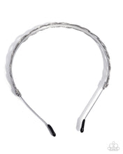 Load image into Gallery viewer, Paparazzi Braided Boarding School - Silver Hair Accessory
