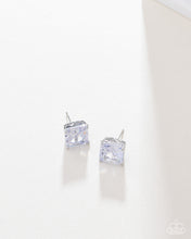 Load image into Gallery viewer, Paparazzi GLOW Time - White Earrings
