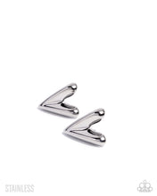 Load image into Gallery viewer, Paparazzi Reflective Romance - Silver Earrings

