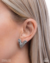 Load image into Gallery viewer, Paparazzi Reflective Romance - Silver Earrings
