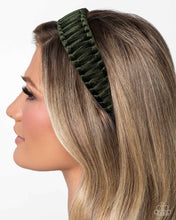 Load image into Gallery viewer, Paparazzi Woven Work - Green Hair Accessory
