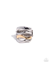 Load image into Gallery viewer, Paparazzi Wavy Wardrobe - Silver Ring
