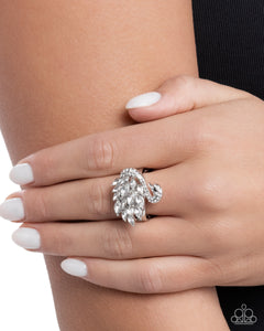 Paparazzi Sensational Swan - White Ring