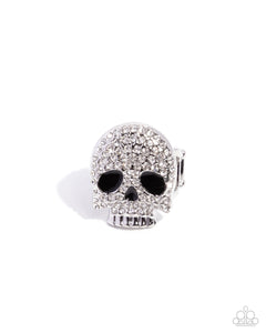 Paparazzi Skeleton Shimmer - White Ring