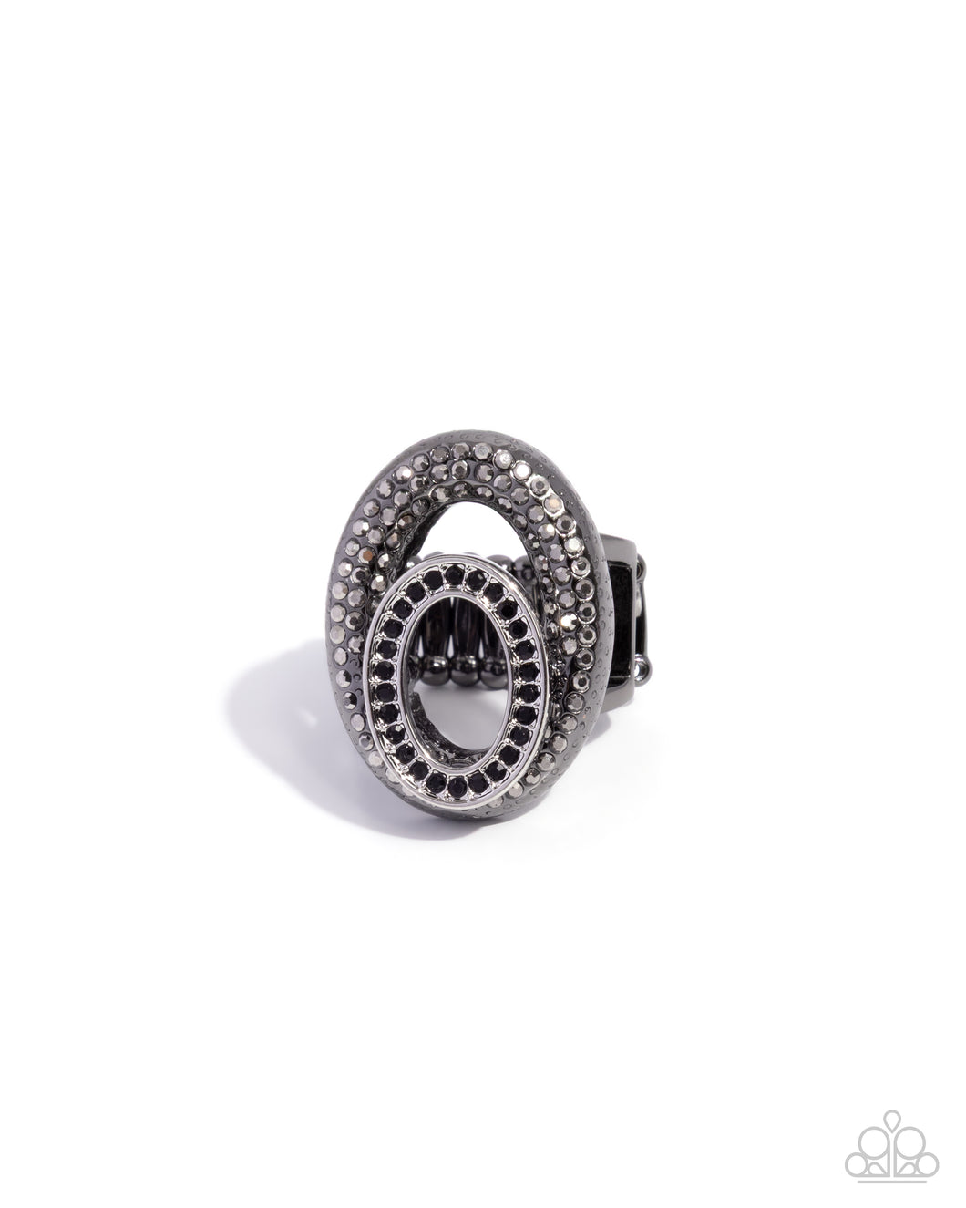 Paparazzi Optical Overlay - Black Ring