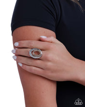 Load image into Gallery viewer, Paparazzi Optical Overlay - Silver Ring
