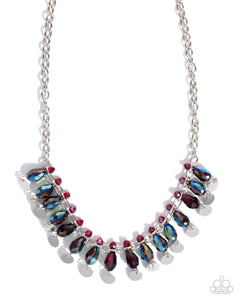 Paparazzi Glimpse of Glitz - Red Necklace