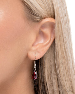 Paparazzi Glimpse of Glitz - Red Necklace