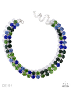 Paparazzi Colorful Charm - Green Necklace