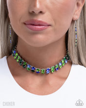 Load image into Gallery viewer, Paparazzi Colorful Charm - Green Necklace
