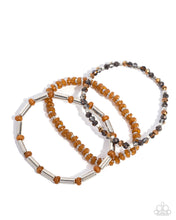 Load image into Gallery viewer, Paparazzi Flash of Fashion - Brown Bracelet
