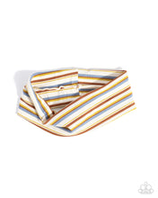 Load image into Gallery viewer, Paparazzi Striped Suffragette - Multi Hair Accessory

