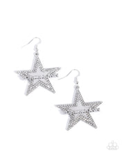 Load image into Gallery viewer, Paparazzi Touchdown Tribute - White Earrings
