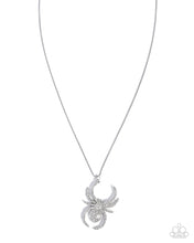 Load image into Gallery viewer, Paparazzi Spider Story - White Necklace
