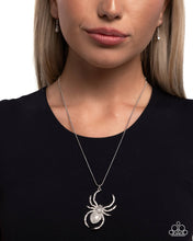 Load image into Gallery viewer, Paparazzi Spider Story - White Necklace
