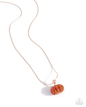 Load image into Gallery viewer, Paparazzi Pumpkin Panache - Orange Necklace
