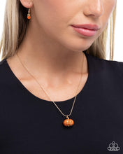 Load image into Gallery viewer, Paparazzi Pumpkin Panache - Orange Necklace
