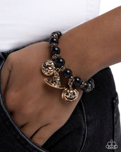 Load image into Gallery viewer, Paparazzi Halloween Homage - Black Bracelet
