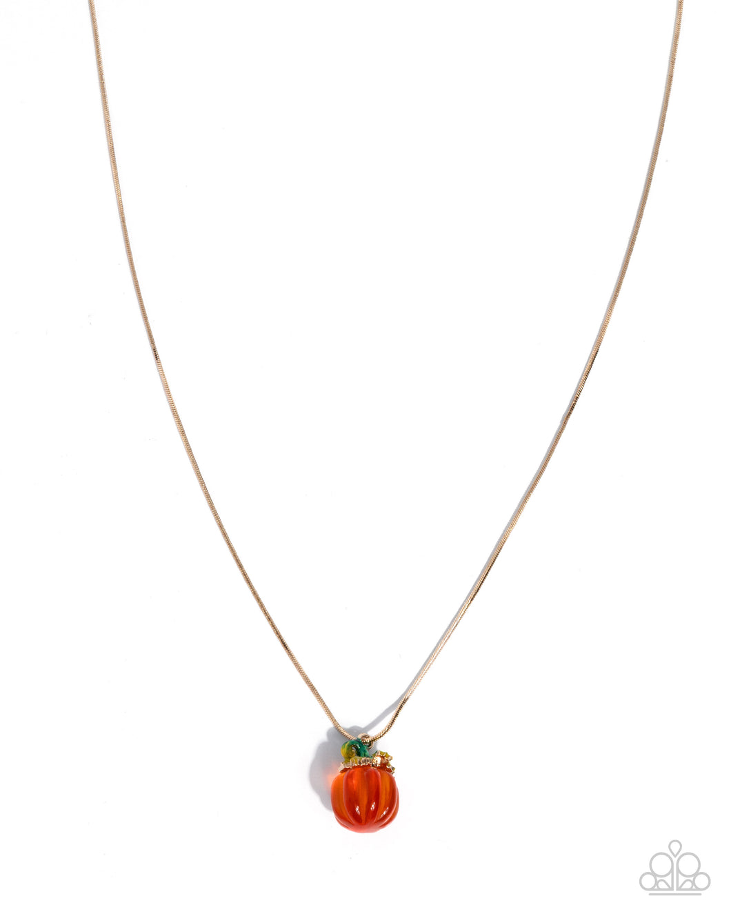 Paparazzi Picturesque Pumpkin - Orange Necklace